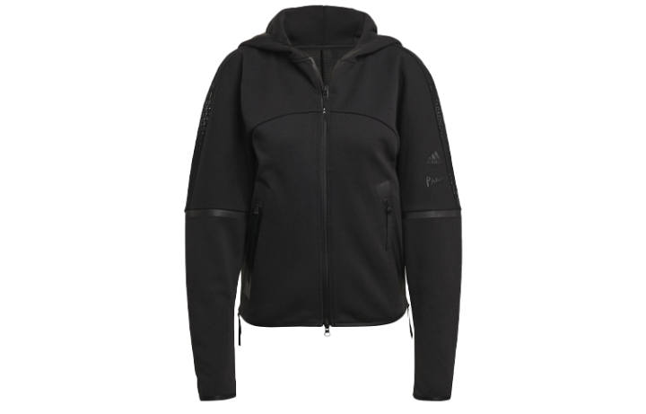 Adidas Adidas Jackets Women's Black Hooded Moderate Other