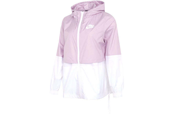Nike Nike Jackets Women's Pink White Hooded Moderate Other