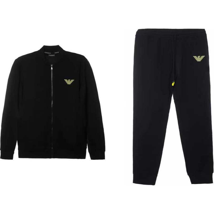 EMPORIO ARMANI FW24 Casual Sportswear Unisex Black