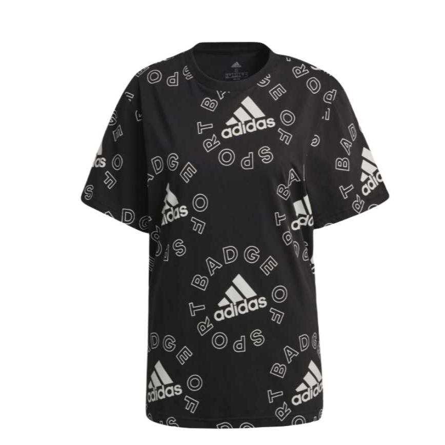 Adidas Adidas T Shirts Women's Black Crew Neck Thin Straight Fit