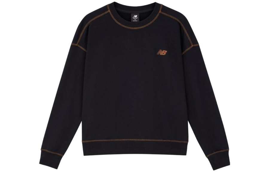 New Balance New Balance Sweatshirts Women's Black Crew Neck Moderate Regular