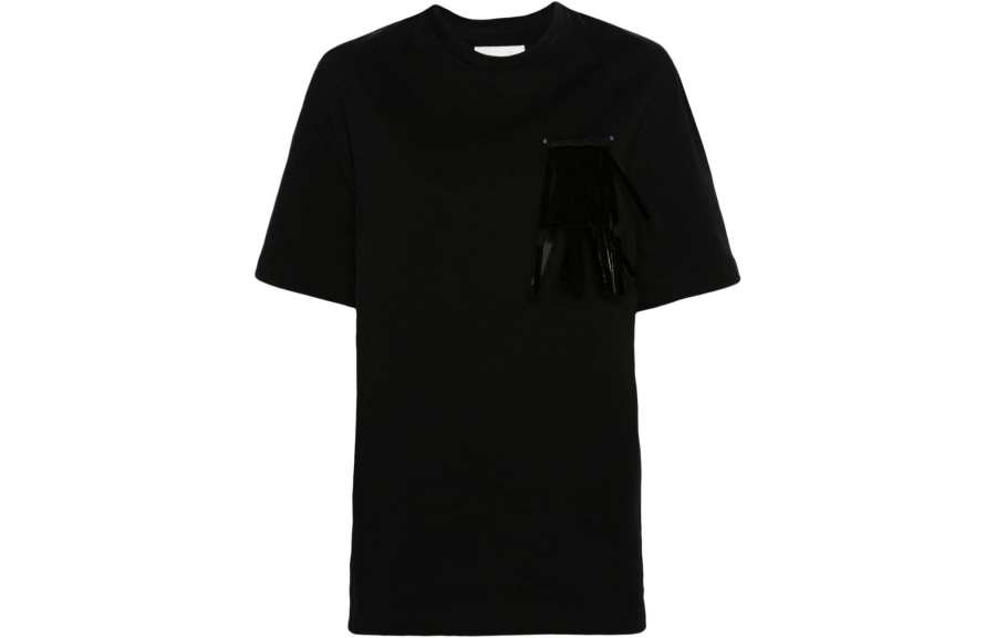 Jil Sander fringed-brooch T-shirt