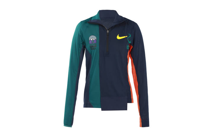 Nike Nike X Sacai Women's Half Zip Running Jacket Obsidian/Deep Royal Blue