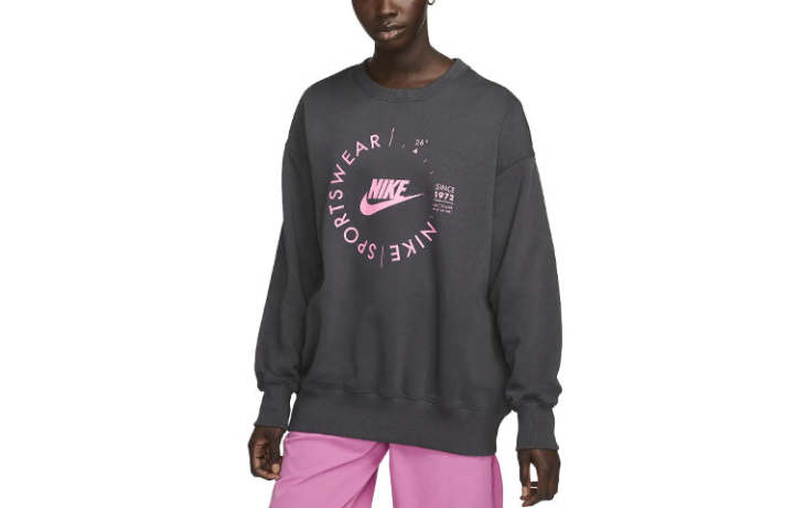 Nike Nike Sweatshirts Women's Anthracite Crew Neck Moderate Regular
