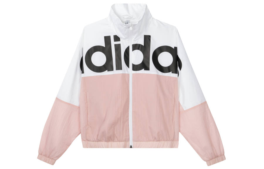 Adidas Neo Retro Stand Collar Jackets Women's Pink