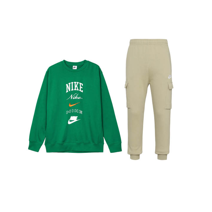 Nike Nike Sweatshirt Sets Men's Crew Neck Thickened