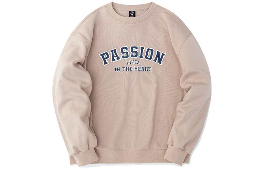 ANTA Sweatshirts Women's Pink Crew Neck Thickened Regular
