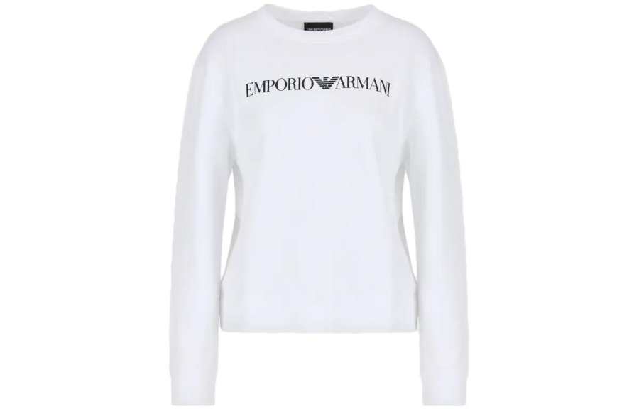 Emporio Armani Asv organic jersey sweatshirt with logo