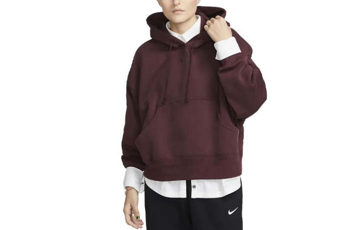 Nike Nike Sweatshirts Women's Brown Hooded Moderate Regular