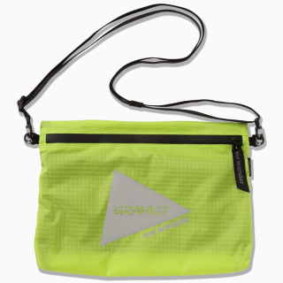 Gramicci And Wander 2.5L Crossbody Bag Outdoor Bag Nylon Yellow/Beige/Black Unisex
