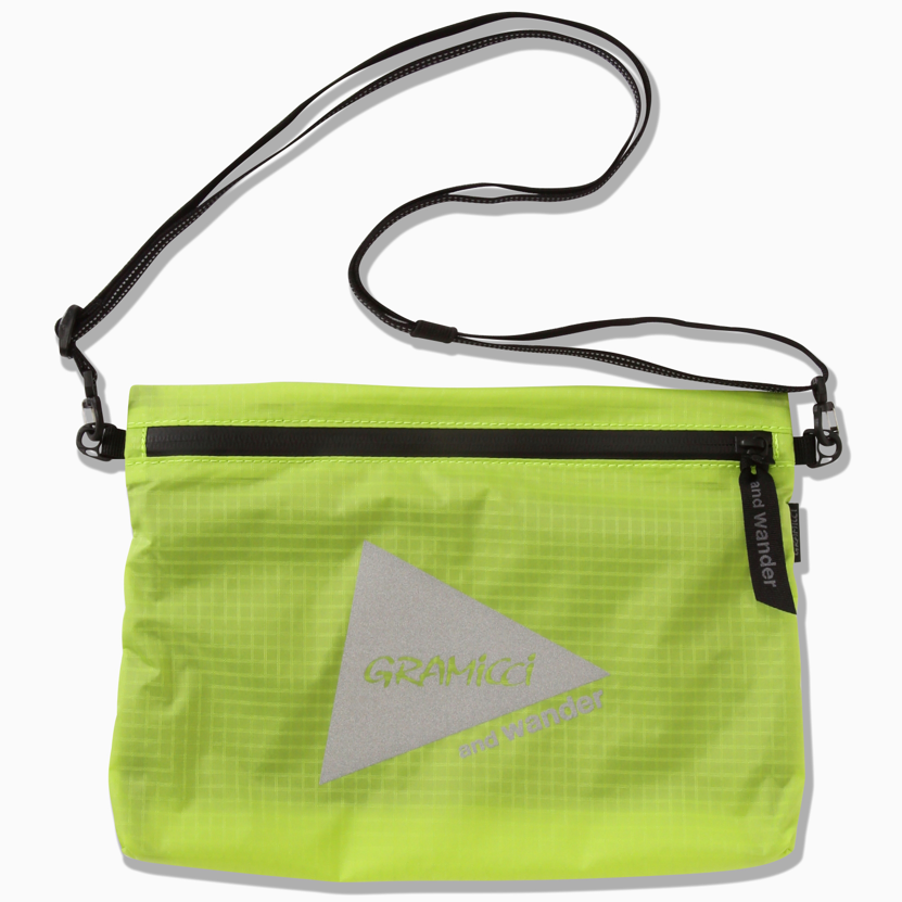 Gramicci And Wander 2.5L Crossbody Bag Outdoor Bag Nylon Yellow/Beige/Black Unisex