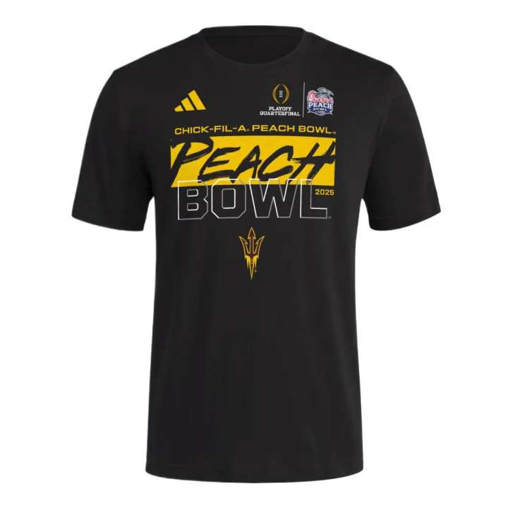 Adidas Adidas Free Shipping With AdiClub Arizona State Peach Bowl Participant Tee