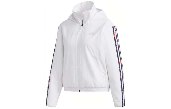 Adidas Adidas Jackets Women's White Hooded Moderate Other