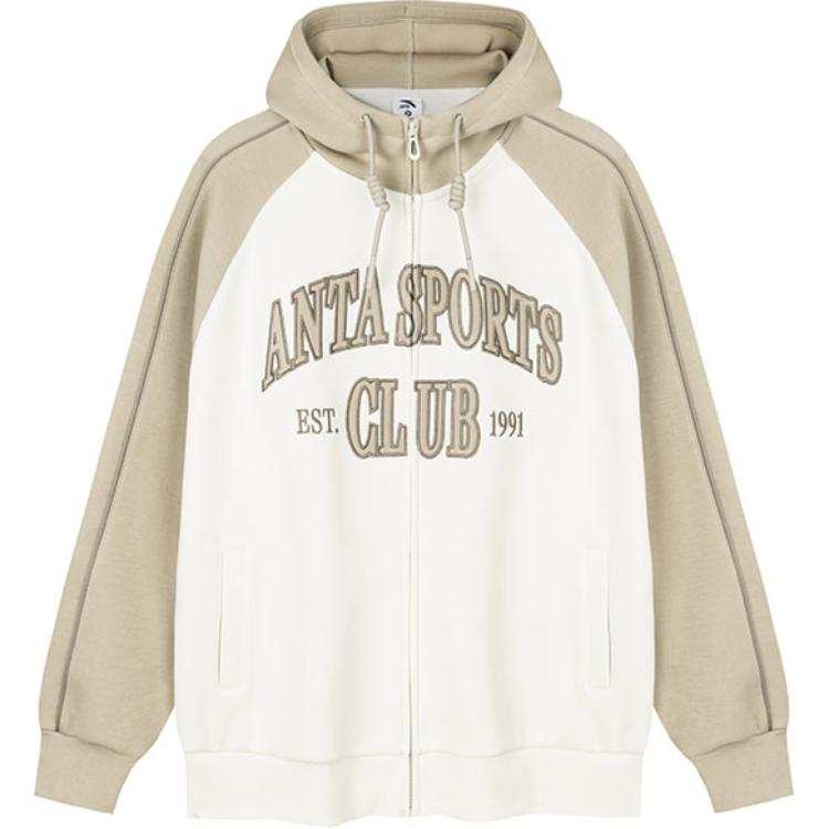 Anta Lifestyle Collection Sports Lifestyle Collection Sweatshirt Women's Beige Khaki