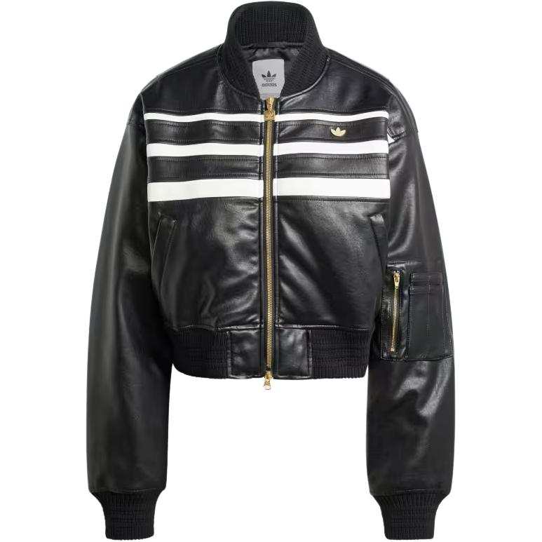 Adidas Originals Premium Pleather Bomber Jacket