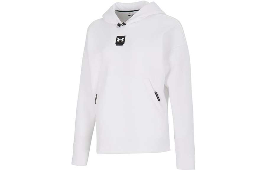 Under Armour Sweatshirts Women's White Hooded Moderate Other