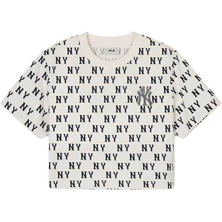 MLB New York Yankees T Shirt Women's Cream