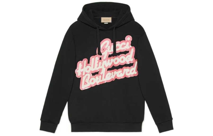 GUCCI GUCCI Sequin Graphic Sweatshirt Black