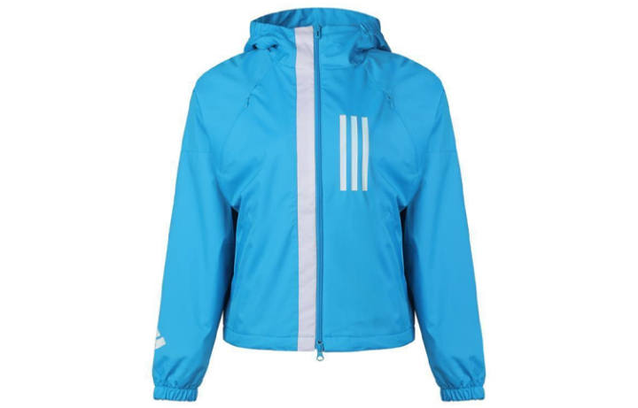 Adidas Adidas Jackets Women's Blue Hooded Moderate Other