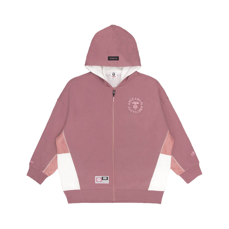 Aape Aape Sweatshirt Coat Women's Pink Brown
