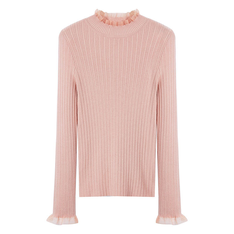 XIANGYING Knitwear Women's Half Turtleneck Moderate Base Layer