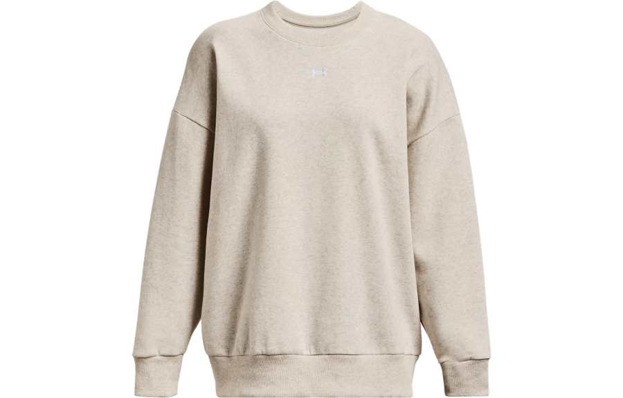 Under Armour Sweatshirts Women's Beige Crew Neck Moderate Other