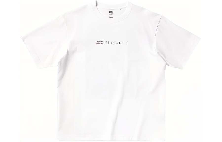 UNIQLO T Shirts Unisex White Crew Neck Moderate Straight Fit