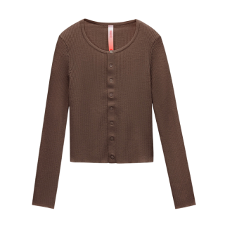 BANANA IN Knitwear Women's Crew Neck Moderate Cardigan