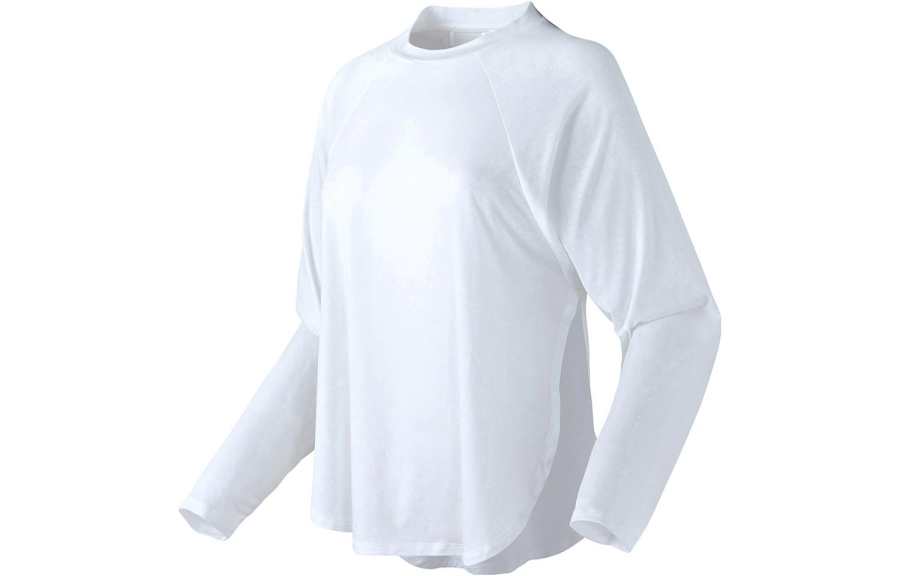 New Balance New Balance T Shirts Women's White Crew Neck Thin Other