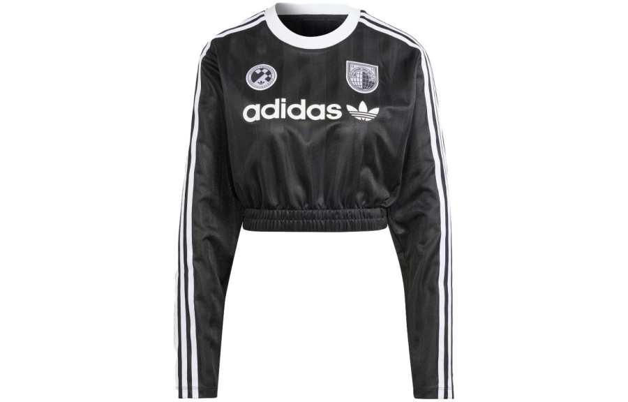 Adidas Originals Set in Sleeve T Shirt Women's Black