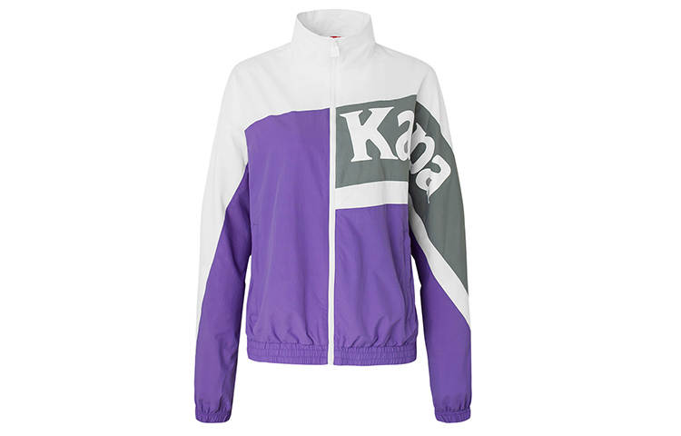 Kappa Jackets Women's Purple Stand Collar Moderate Other