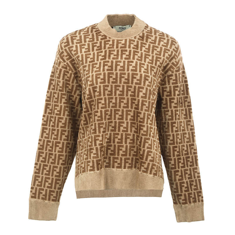 FENDI Knitwear Women's Light Coffee