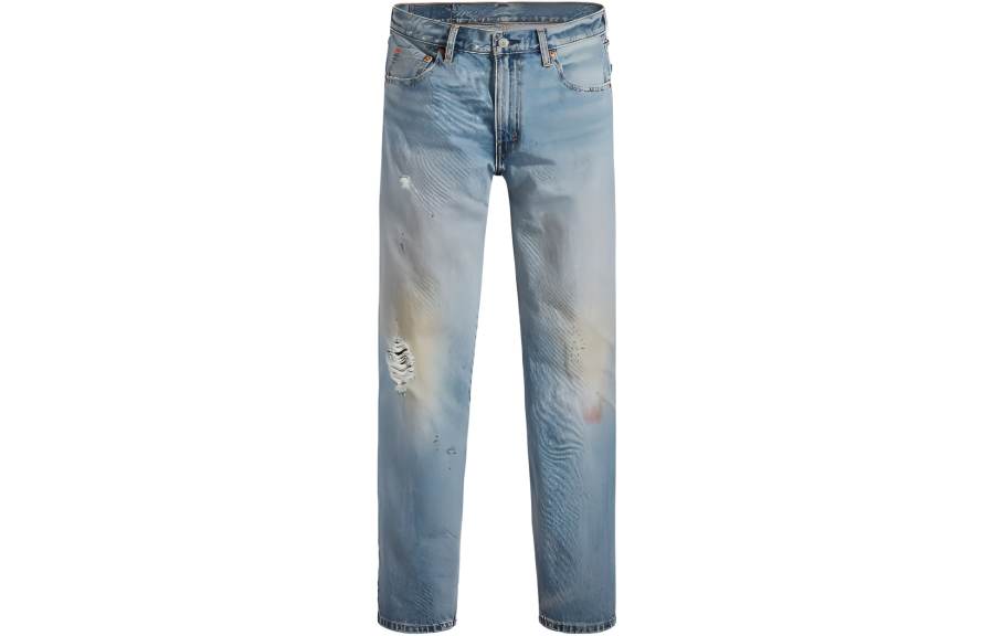 Levis Jeans Men's Steel Blue Moderate Straight Fit Pants