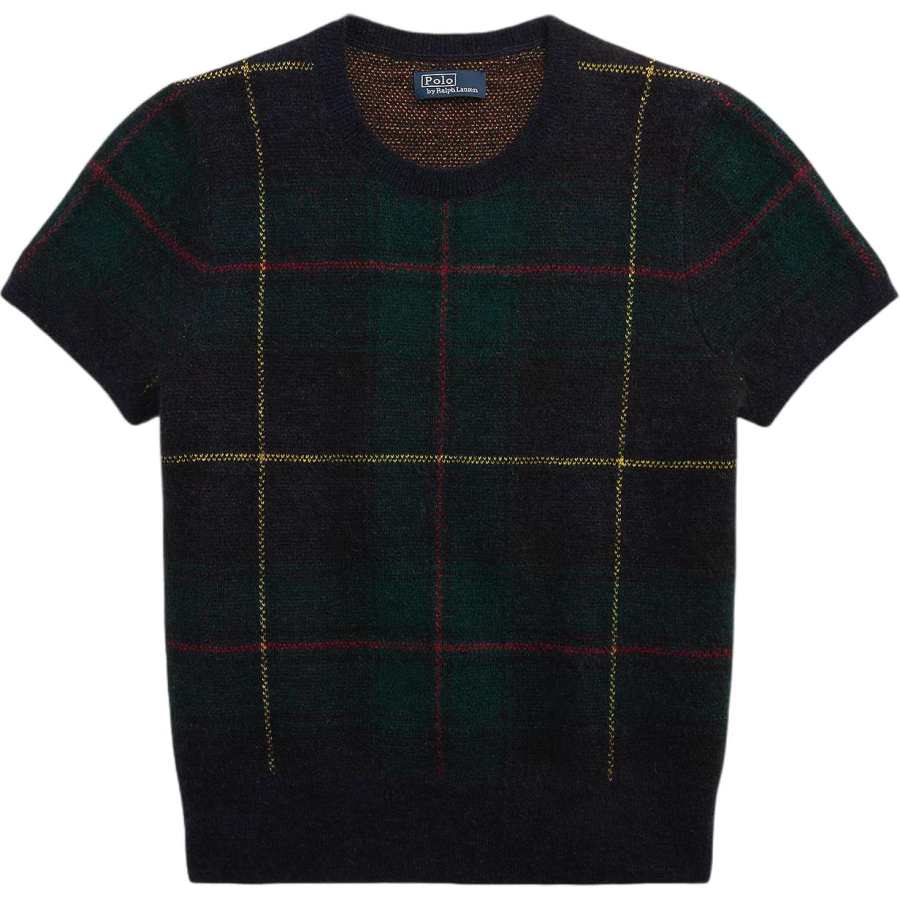 Polo Ralph Lauren Sweater Straight Fit Version Women's Square Black Green