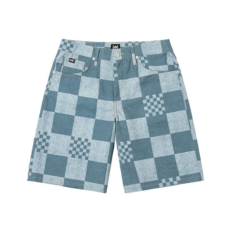 Lee Lee Casual Shorts Men's Blue Moderate