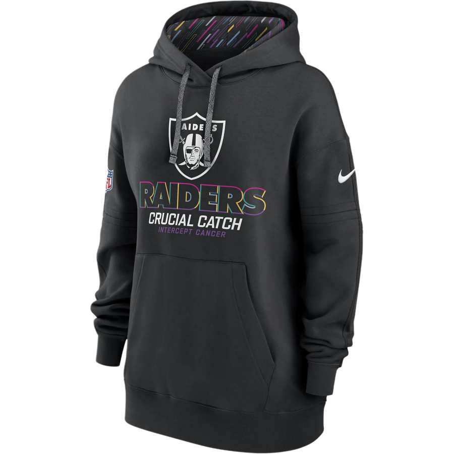 Nike Nike Las Vegas Raiders Crucial Catch Club Women's Nike Nfl Pullover Hoodie