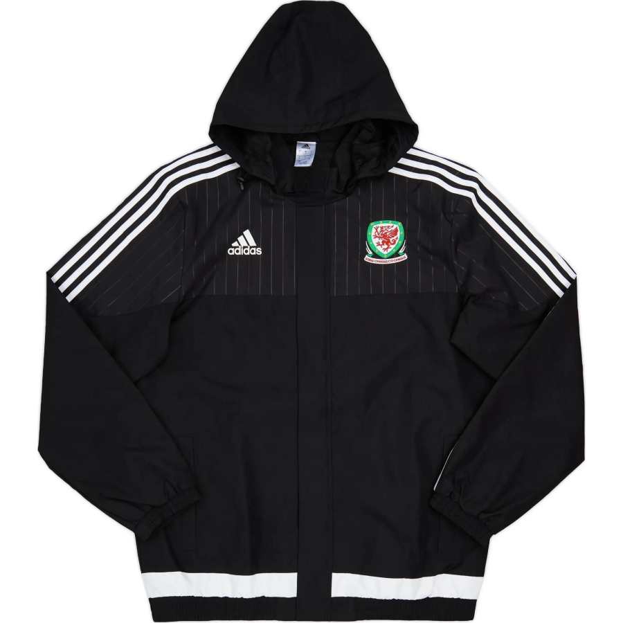 Adidas Adidas Wales National Team Soccer Jersey Men's Black