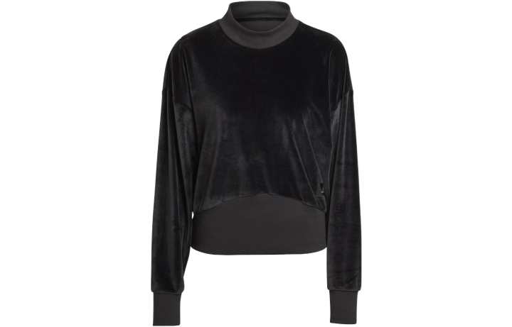 Adidas Adidas Sweatshirts Women's Black Stand Collar Moderate Regular