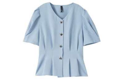 OUNIXUE Shirts Women's V Neck Moderate Other