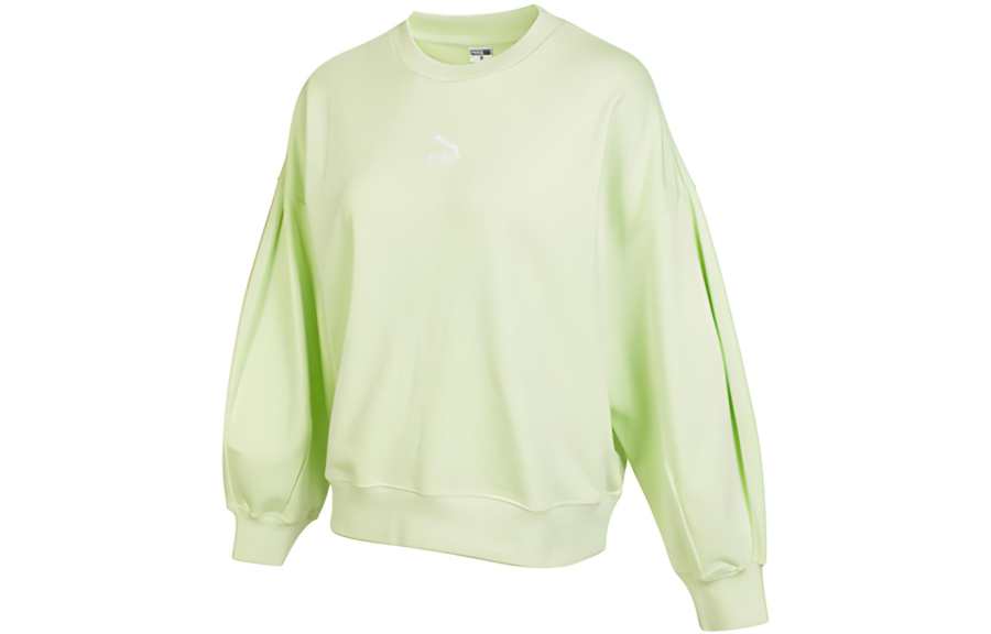 PUMA Sweatshirt Women's Light Neon Green