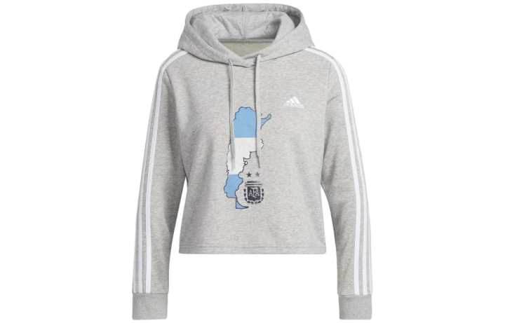 Adidas Adidas Sweatshirts Women's Medium Gray Hooded Moderate Regular