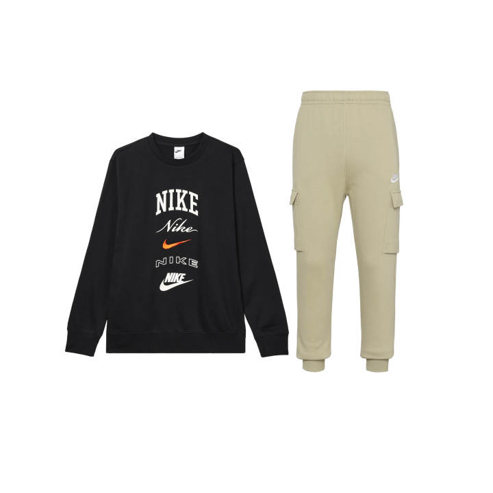 Nike Nike Sweatshirt Sets Men's Crew Neck Thickened