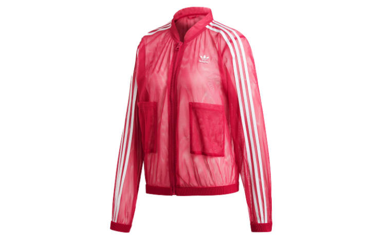 Adidas Adidas Jackets Women's Regal Pink Baseball Collar Moderate