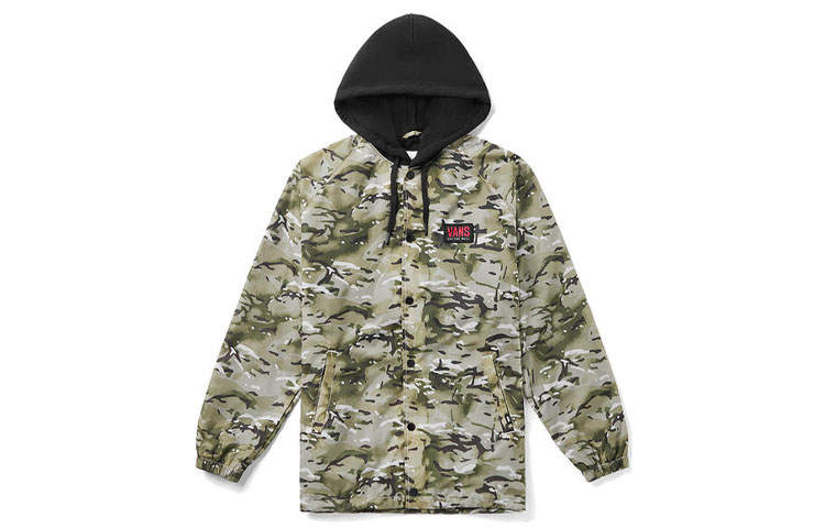 Vans Jackets Women's Camouflage Hooded Moderate Workwear