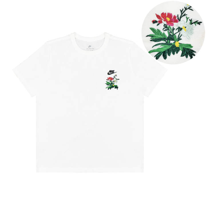 Nike Nike T Shirts Unisex White Crew Neck Moderate Straight Fit
