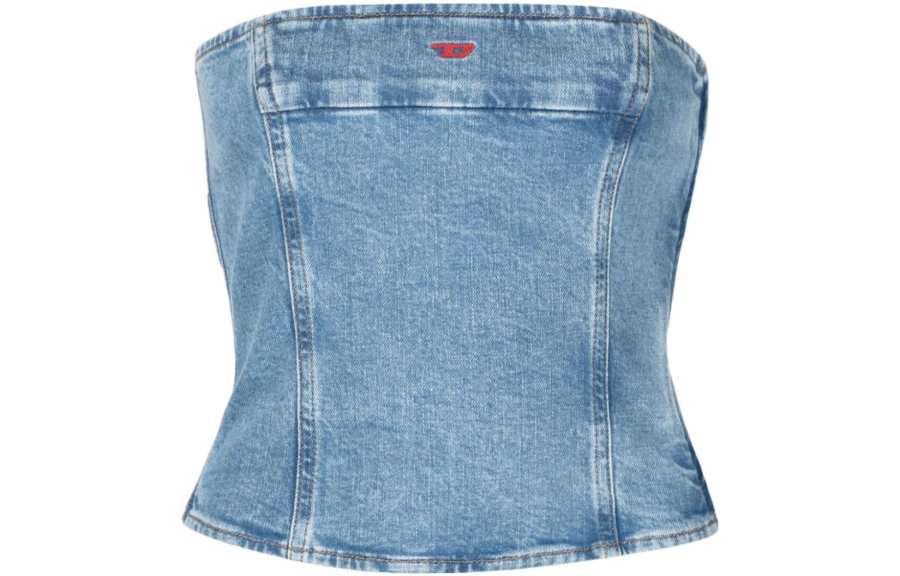 DIESEL De Ville Denim Tube Top 'Blue'