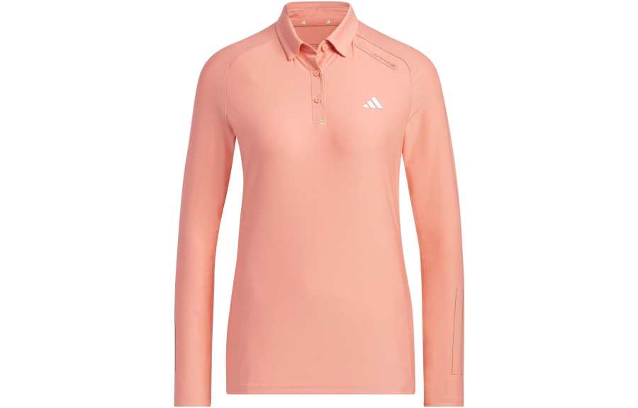 Adidas Adidas Polo Shirts Women's Earth Umber Polo Collar Moderate Straight Fit