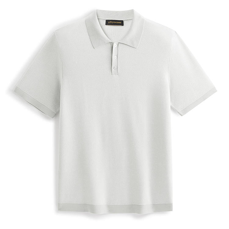 PEACEBIRD MEN T Shirt Men's Ice Column Green