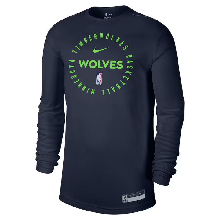 Nike Nike Minnesota Timberwolves Men's Nike Nba Practice Long Sleeve T Shirt