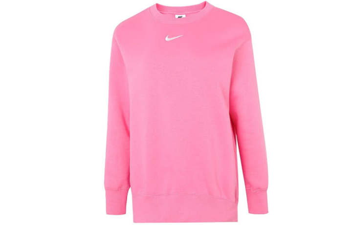 Nike Nike Sweatshirts Women's Pink Crew Neck Moderate Regular